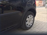 Volkswagen Golf 5 2003–2009 Hjulhuslister (4 st, mattsvart) foto 3