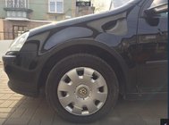 Volkswagen Golf 5 2003–2009 Hjulhuslister (4 st, mattsvart) foto 1