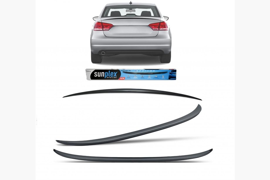 Audi A4 B9 2015–2024 Lipspoiler (Sunplex, svart) Image