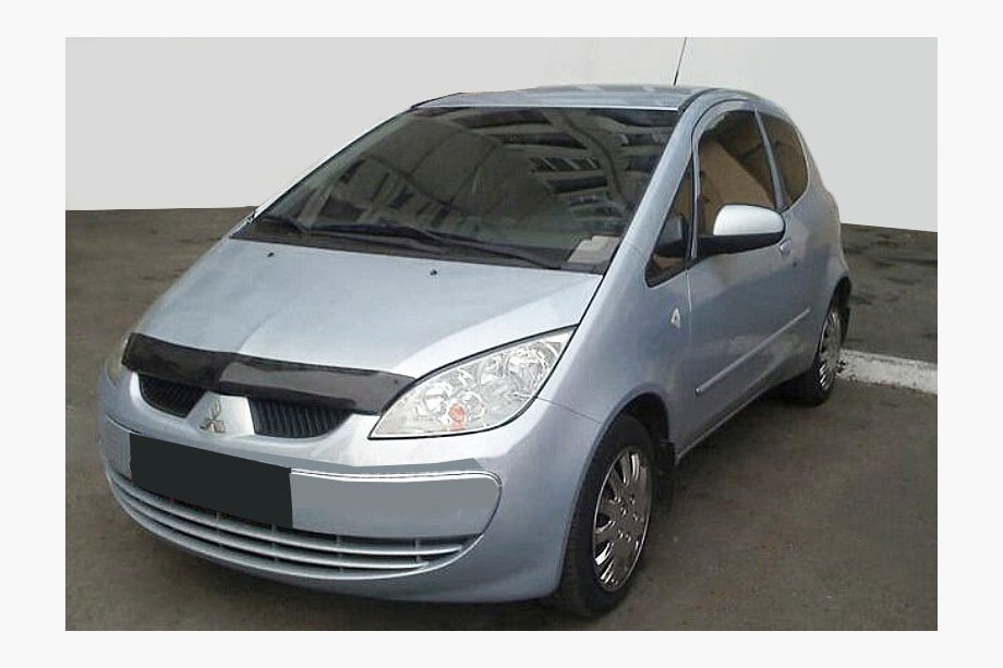 Mitsubishi Colt 2004–2012 Huvdeflektor 2009+ (SIM) Image