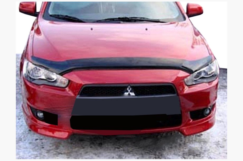 Mitsubishi Lancer X 2008– Lång huvdeflektor 2007-2011 (SIM) Image