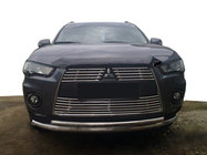 Mitsubishi Outlander 2006–2012 Kort huvsdeflektor 2009-2012 (SIM) foto 1