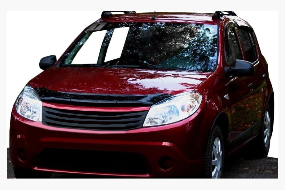 Renault Sandero 2007–2013 Huvdeflektor (SIM) Image
