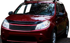 Renault Sandero 2007–2013 Huvdeflektor (SIM) foto 1