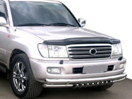 Toyota Land Cruiser 100 1998–2007 Huvdeflektor med logotyp (SIM) foto 1