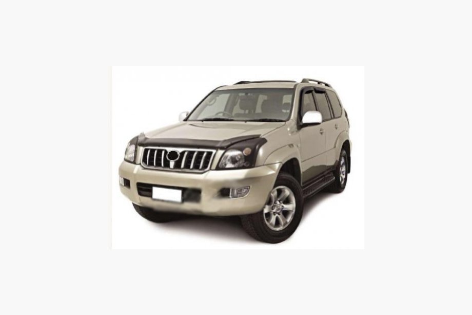 Toyota Land Cruiser Prado 120 2002–2009 Huvdeflektor med logotyp (SIM) Image