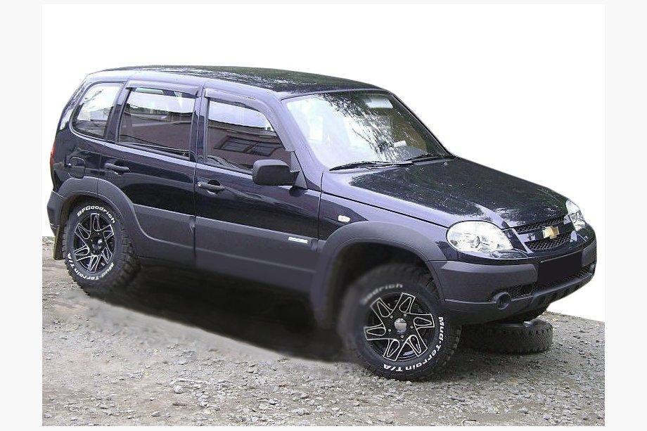 Chevrolet Niva 1998–2020 Vindavvisare (4 st, SIM) Image
