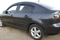 Mazda 3 2003–2009 Vindavvisare för sidorutor SD (4 st, SIM) foto 1