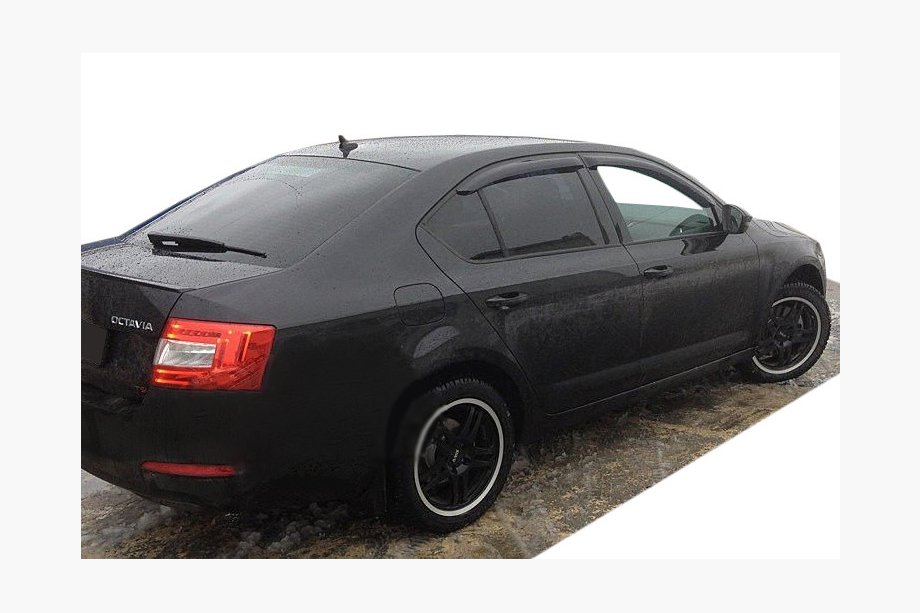 Skoda Octavia III A7 2013–2019 Vindavvisare för sidorutor LiftBack (4 st, SIM) Image