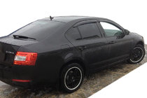Skoda Octavia III A7 2013–2019 Vindavvisare för sidorutor LiftBack (4 st, SIM) foto 1