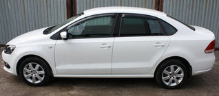 Volkswagen Polo 2010–2017 Vindavvisare för sidorutor SD (4 st, SIM) foto 1