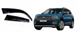 Lada Vesta 2015– Vindavvisare (fönsterdeflektorer) WG (4 st, SIM) foto 1