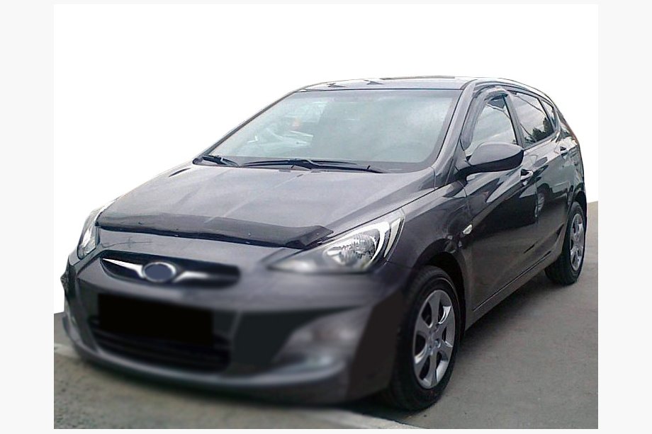 Hyundai Accent 2011–2017 Huvdeflektor 2010-2014 (SIM) Image