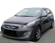 Hyundai Accent 2011–2017 Huvdeflektor 2010-2014 (SIM) foto 1