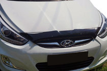 Hyundai Accent 2011–2017 Kort huvdeflektor 2010-2014 (SIM) foto 1