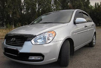 Hyundai Accent 2006–2010 Huvdeflektor (SIM) foto 1