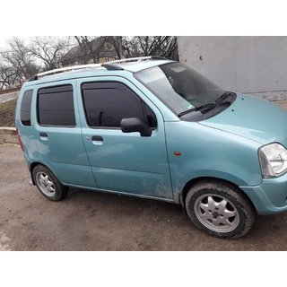 Kromade takrails Opel Agila 2000–2007 foto 1