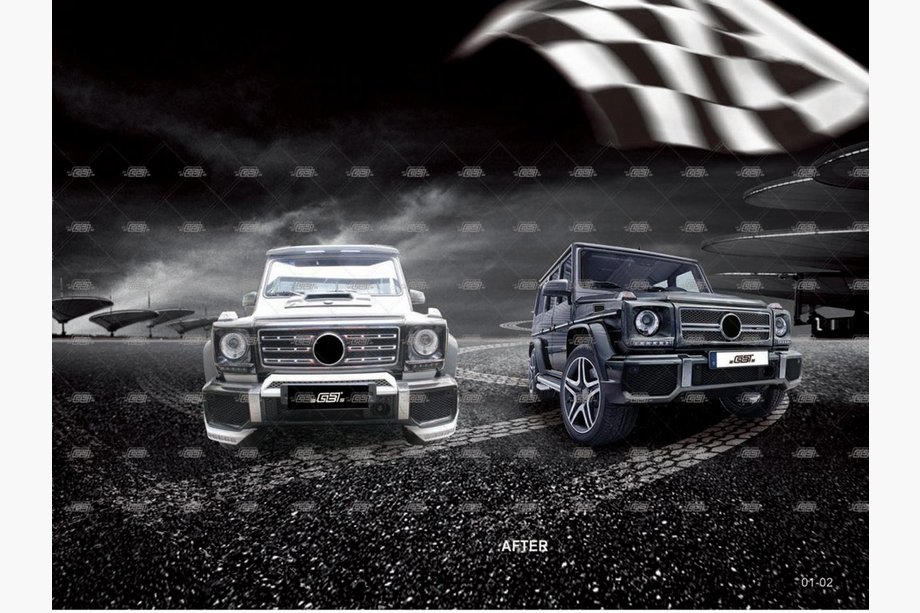 Mercedes G сlass W463 1990–2018 Bodykit (beställningsvara enligt katalog) Image