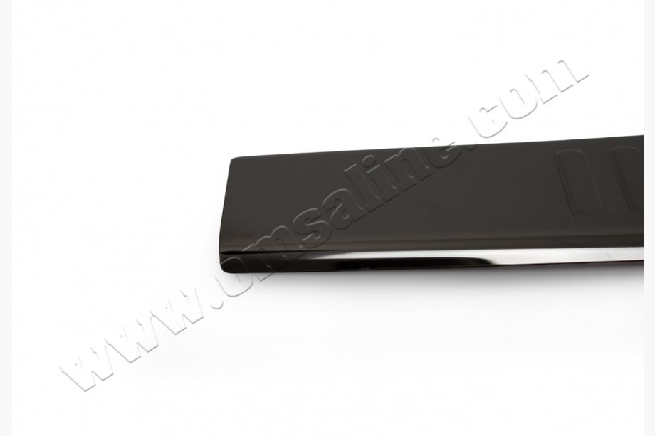 Nissan Qashqai 2010–2014 Lastskydd bakre stötfångare svart krom (rostfritt) Image