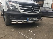 Mercedes Sprinter W906 2006–2018 Främre nedre skyddsbåge Shark (rostfritt stål) från 2013 foto 4