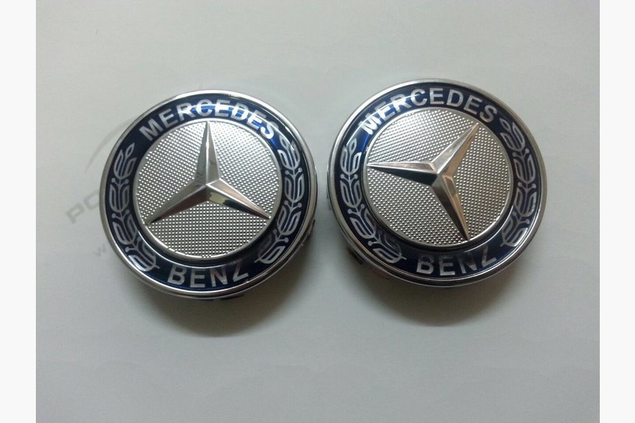 Mercedes GLE/ML class W166 2011–2018 Navkapslar för originalfälgar 71 mm (blå, 4 st) Image