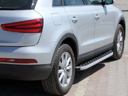 Audi Q7 2005–2015 Sidosteg BlackLine (2 st, aluminium) foto 1