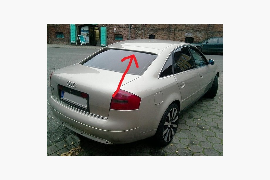Audi A6 C5 2001–2004 Rea! Bakrutespoiler (glasfiber, för lackering) Image