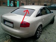 Audi A6 C5 2001–2004 Rea! Bakrutespoiler (glasfiber, för lackering) foto 1