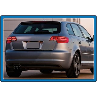 Kantlist för bagagelucka (rostfritt stål) Audi A3 2012–2020 foto 2