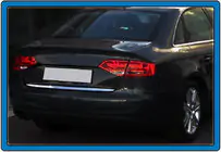Audi A4 B8 2007–2015 Bagageluckekantlist i rostfritt stål (sedan) foto 1
