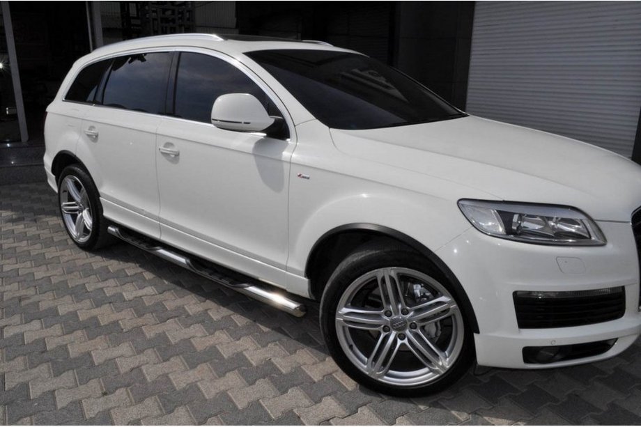 Audi Q5 2008–2017 Sidorör (2 st, rostfritt) Image