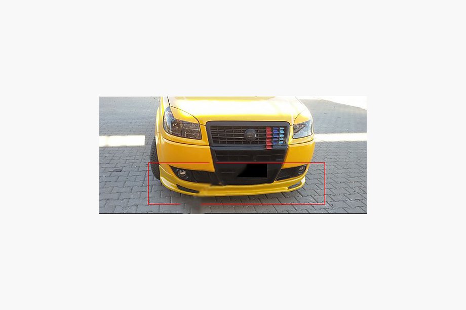 Fiat Doblo I 2005–2010 Främre nedre läppspoiler (för lackering) Image