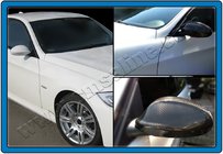BMW 3-serie E90/E91 2005–2011 Spegelkåpor 2005-2008 (2 st, äkta kolfiber) foto 2