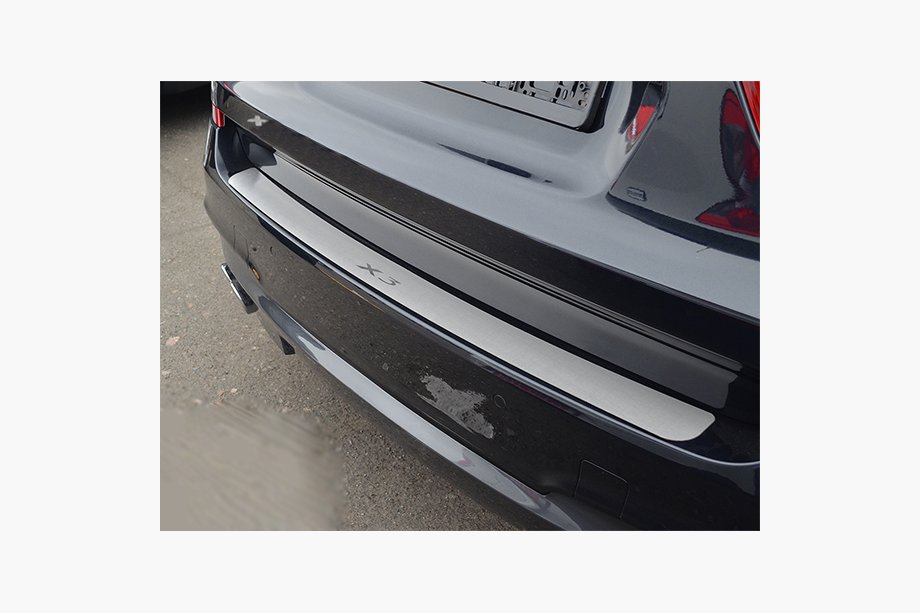 BMW X3 E83 2003–2010 Bakre stötfångarskydd Nataniko (2006-2010, rostfritt stål) Image