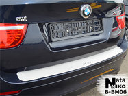 BMW X6 E71 2008–2014 Natanika lastskydd för bakre stötfångare (rostfritt stål) foto 1