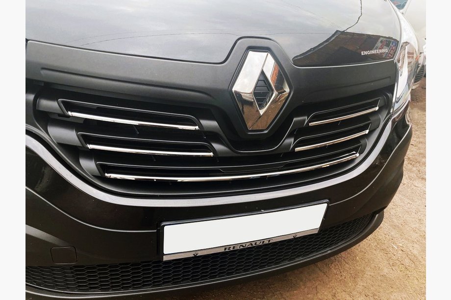 Renault Trafic 2015– Grillister 2015-2019 (5 st, rostfritt stål) OmsaLine – italienskt rostfritt stål Image