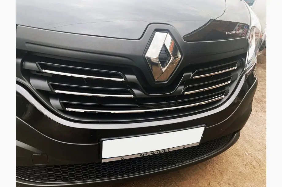 Renault Trafic 2015– Grillister 2015-2019 (5 st, rostfritt stål) Foto 1