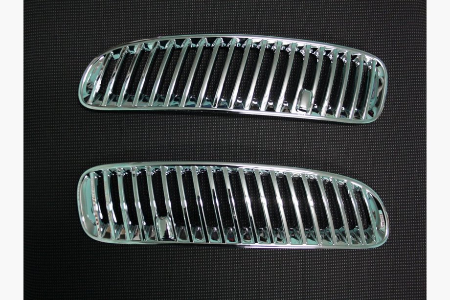 BMW X5 E53 1999–2006 Dekorpaneler för ventilationsuttag (2 st, plast) Image