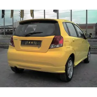Bakre stötfångaröverlägg (för lackering) Chevrolet Aveo T200 2002–2008 foto 2