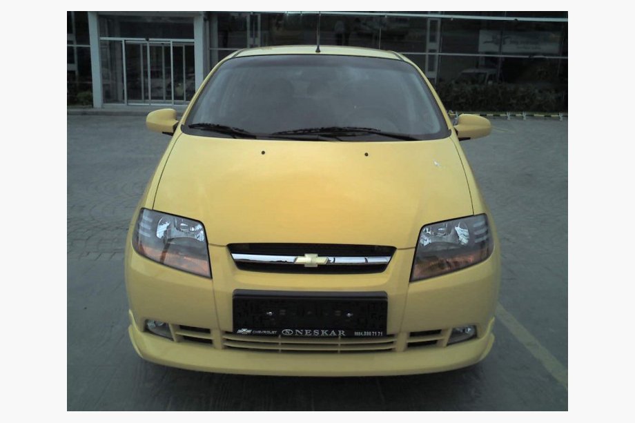 Chevrolet Aveo T200 2002–2008 Frontstötfångarläpp (för lackering) Image