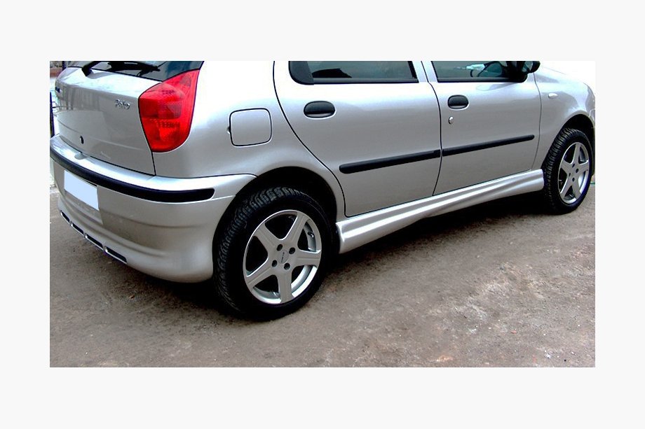 Fiat Palio 1996–2011 Sidokjolar (för lackering) Image