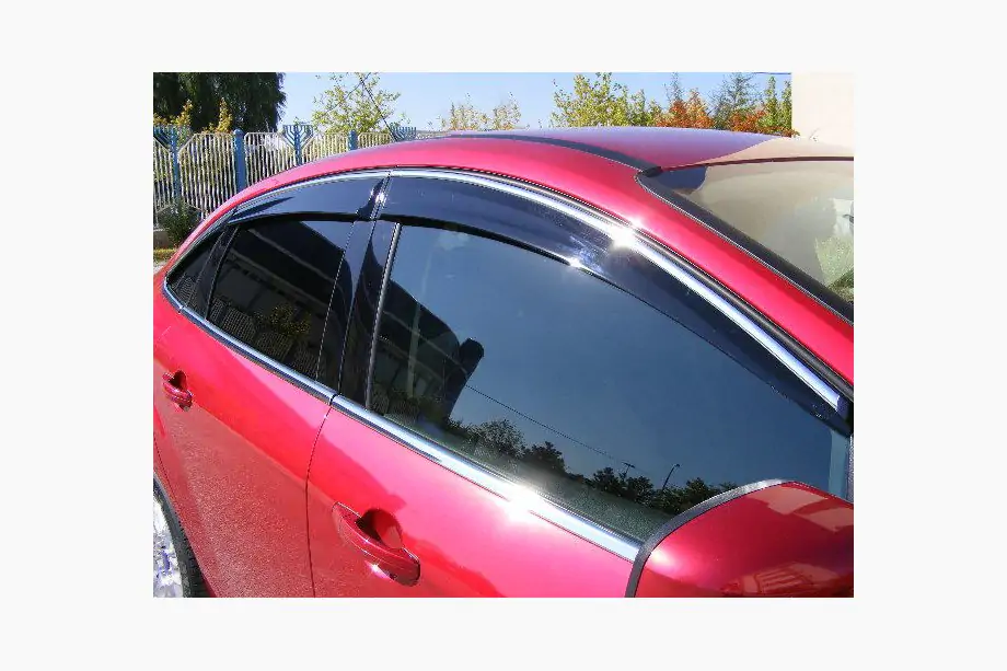 Honda Civic Sedan VIII 2006–2011 Vindavvisare med kromlist (4 st, Niken) Image
