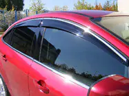 Honda Civic Sedan VIII 2006–2011 Vindavvisare med kromlist (4 st, Niken) foto 1