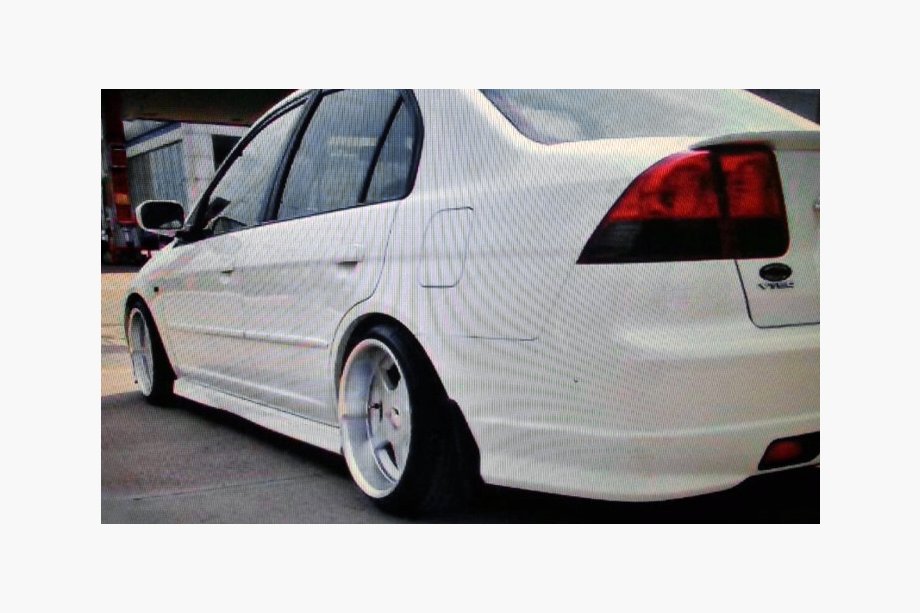 Honda Civic Sedan VII 2001–2006 Sidokjolar (för lackering) Image