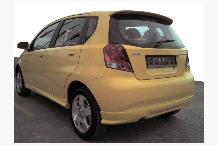 Chevrolet Aveo T200 2002–2008 Spoiler för lackering Image