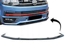 Volkswagen T6 2015–2024 Främre läppspoiler till SportLine 2015-2018 (ABS) foto 2