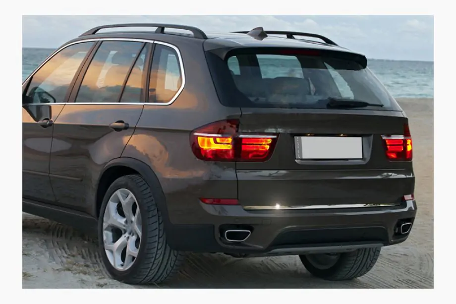 BMW X5 E70 2007–2013 Kantlist för bagagelucka (rostfritt stål) Image