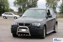 BMW X3 E83 2003–2010 Frontbåge (rostfritt stål) foto 2