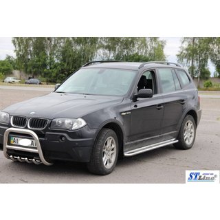 Sidosteg KB001 (rostfritt stål) BMW X3 E83 2003–2010 foto 2