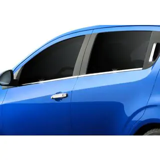 Nedre fönsterlister (rostfritt stål) Chevrolet Aveo T300 2011–2020 foto 3